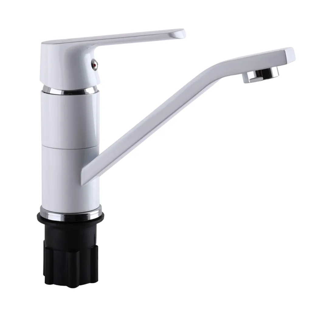 Змішувач для умивальника Globus Lux Laguna GLA-0203MQ-7-White- Фото 2